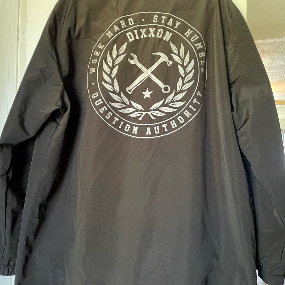 DIXXON WINDBREAKER BLACK 2XL - Picture 2 of 7